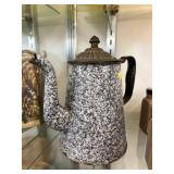 Agateware Gooseneck Teapot
