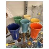 6 Fiestaware Tumblers