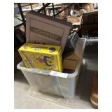 Storage Tote w/ Board Games