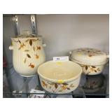 Hall Wheat Pattern Canister w/ Serving Dishes