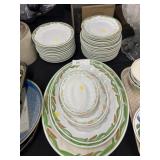 Ironstone Wheat Pattern Platters & Plates