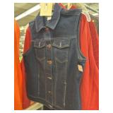 Ladies Vest w/ Denim Shirt & Jacket