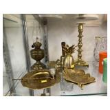Grouping Decorative Brass Wares