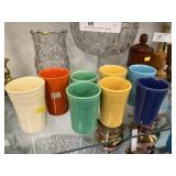 8 Fiestaware Juice Glasses