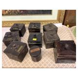 Assortment Japanned Finished Spice Tins
