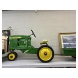 John Deere 3 Hole Ten Pedal Tractor