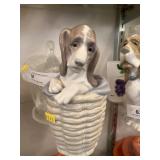 Lladro Porcelain Dog Figurine