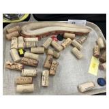 Wine Corks w/ Cigar Labels