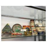 Assortment Vintage Advertising Tins