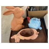 Garden Figurines w/ Planter