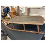 19th Century Painted Decorated Runner Sled