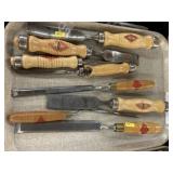 Grouping Bracht & Diamic Wood Chisels