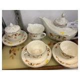 Hall Wheat Pattern Tea Service