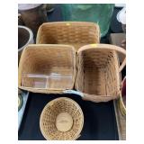 4 Longaberger Baskets