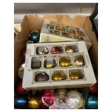 Box of Christmas Ornaments