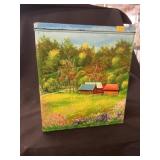 Painted Decorated Canister