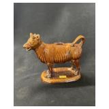Rockingham Glazed Cow Creamer