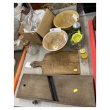 Mixing Bowls, Cutting Board & Slaw Board
