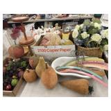 Artificial Fruit, Flowers & Clothes Hanger
