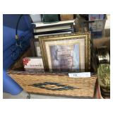 Framed Goods w/ Woven Basket