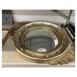 Circular Framed Mirror