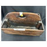 Wooden Tongue & Groove Tool Tote