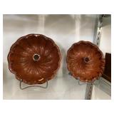 2 Redware Turks Molds