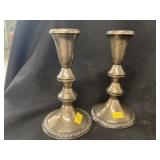 2 Sterling Weighted Candlesticks