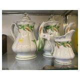 Ironstone Wheat Pattern Pitchers