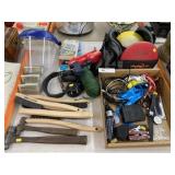 Hand Tools, Frisbees, Nerf Gun