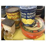 Grouping Vintage Advertising Tins