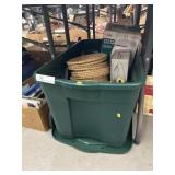 Storage Tote w/ Small Kitchen Appliances