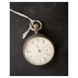 Waltham Coin Silvered Cased Pocket Watch