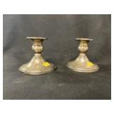 2 Sterling Weighted Candlesticks