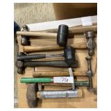 Assortment of Hammers & Mallets