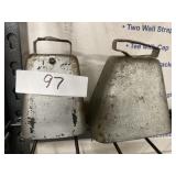 (2) Cow Bells
