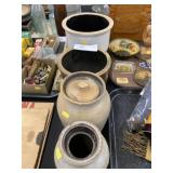 4 Storage Crocks & Canisters