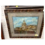 Reverse Painting Of State Building