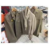 US Military Jacket w/ Uniform Shirts