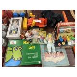 Fisher Price Cash Register, Plush Animals, & Etc