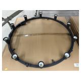 8 Socket Wagon Wheel Chandelier