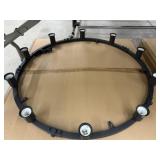 8 Socket Wagon Wheel Chandelier
