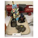 Doorstop w/ Bookends & Fruit Press