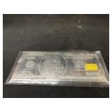 4 Troy Oz. .999 Slvr. Form of Geo. Washington