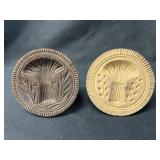 2 Antique Butter Prints