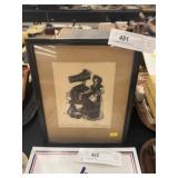 Creswell Framed Block Print