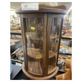 Bow Front Miniature China Cabinet