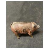 Cast Iron Pig Still Bank