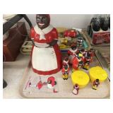 Vintage Figural Form Shakers w/ Canister