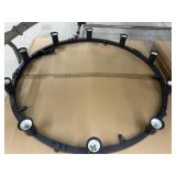 8 Socket Wagon Wheel Chandelier